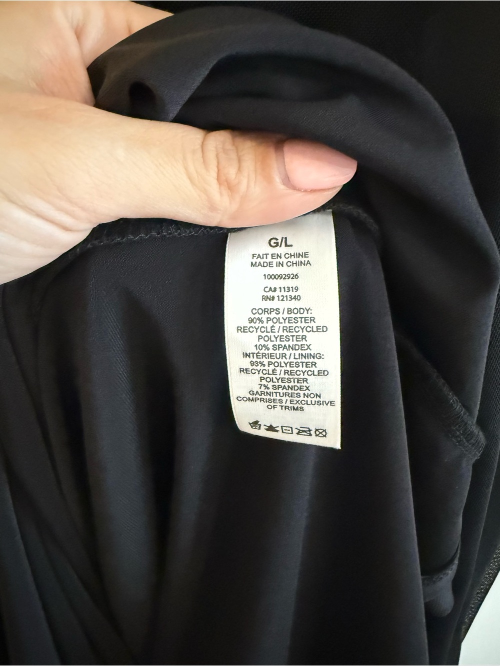 Dynamite Black Long Sleeve Sheer Maxi Dress - Picture 3 of 3
